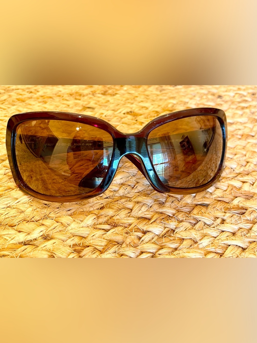 Maui Jim Women's Brown Gradient Oversized Sunglasses